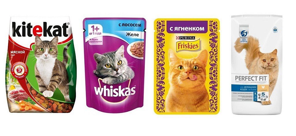 Economy cat food is a set of category II by-products (waste products), which allows you to reduce the price